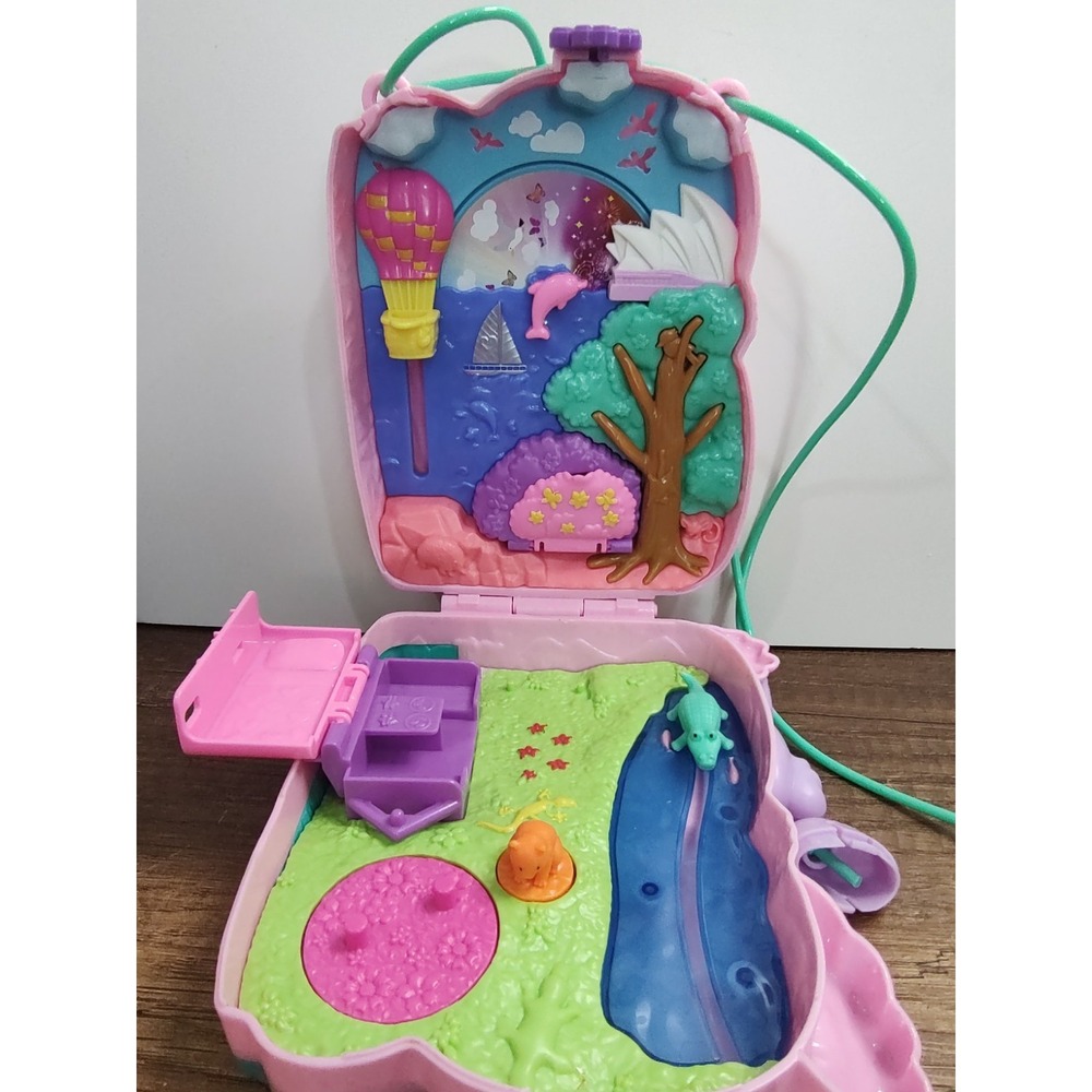 Polly Pocket Koala Purse Case Pink 2020 Mattel With Some Accessories B4